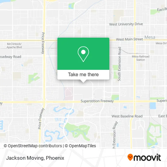 Jackson Moving map