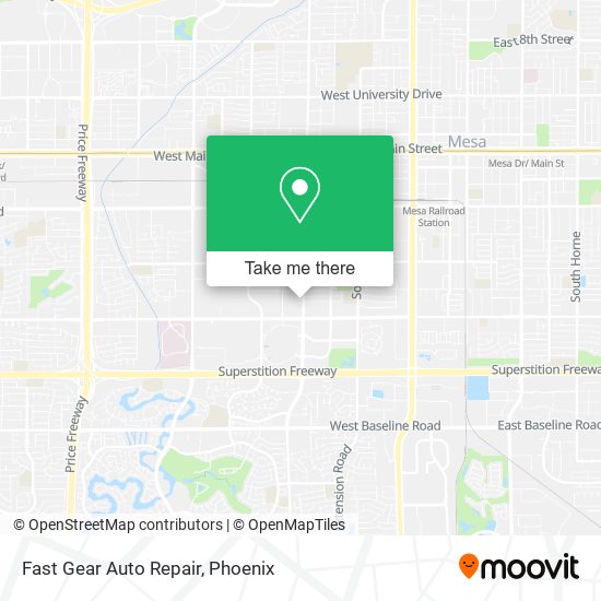 Fast Gear Auto Repair map