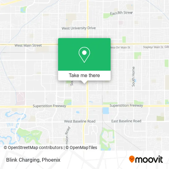 Blink Charging map