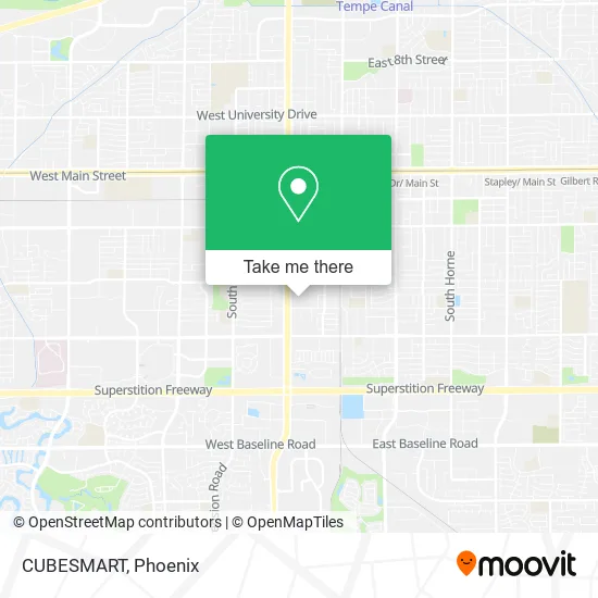 CUBESMART map
