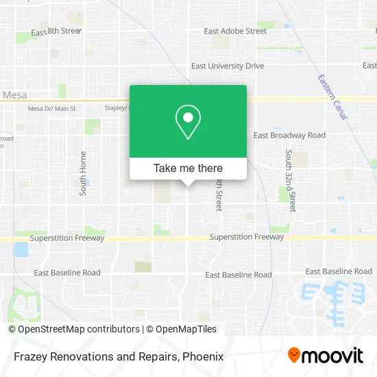 Mapa de Frazey Renovations and Repairs