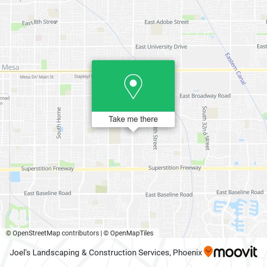 Joel's Landscaping & Construction Services map