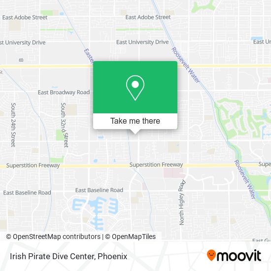 Irish Pirate Dive Center map