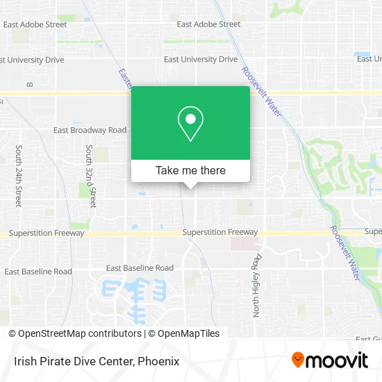 Irish Pirate Dive Center map