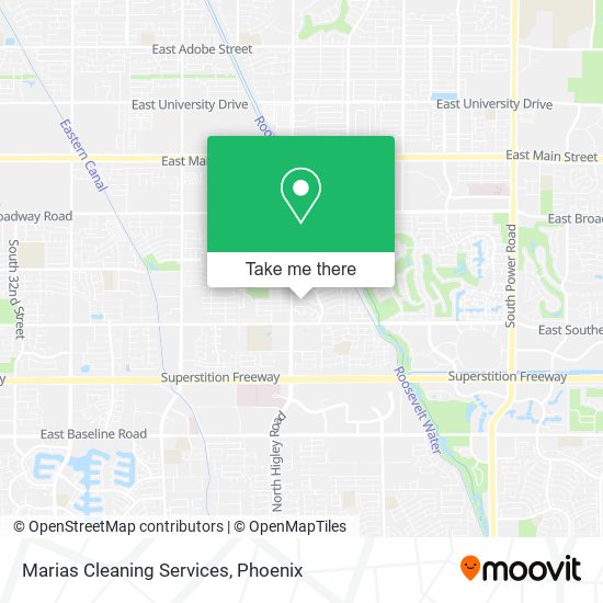 Marias Cleaning Services map