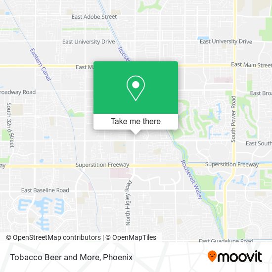 Tobacco Beer and More map