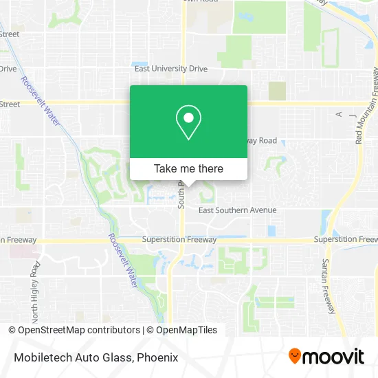 Mobiletech Auto Glass map
