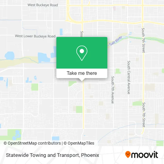 Statewide Towing and Transport map