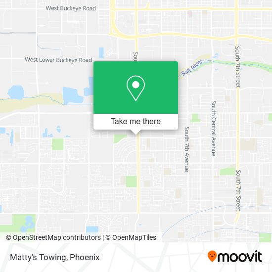 Mapa de Matty's Towing