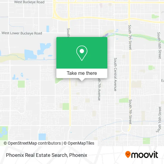 Phoenix Real Estate Search map