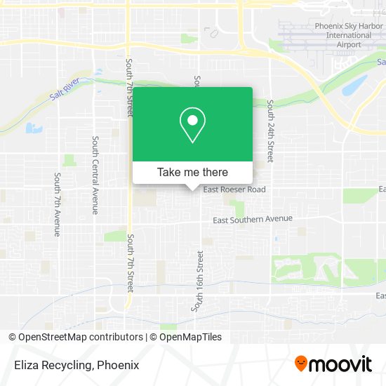 Eliza Recycling map