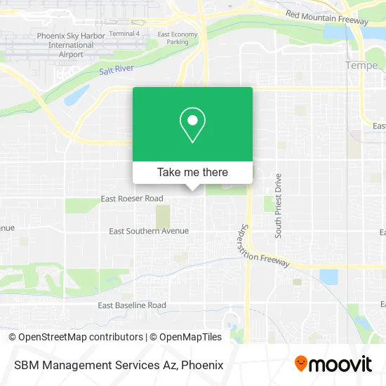 SBM Management Services Az map