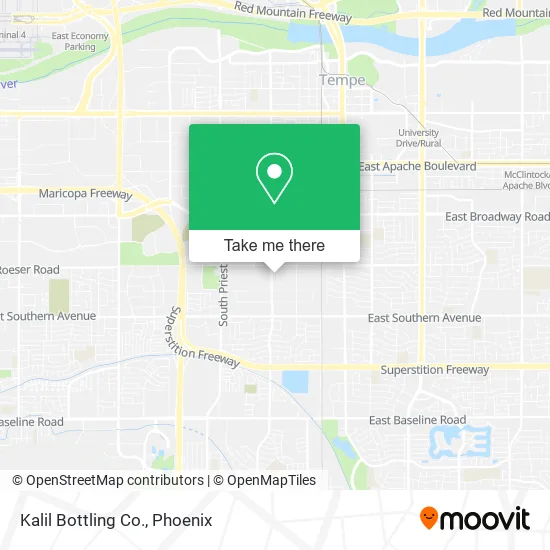 Kalil Bottling Co. map