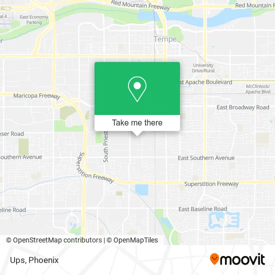 Ups map
