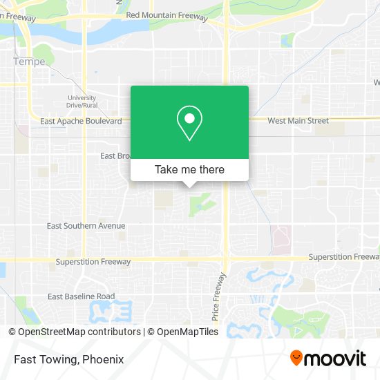 Fast Towing map