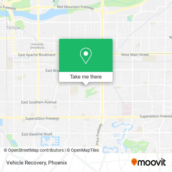 Vehicle Recovery map