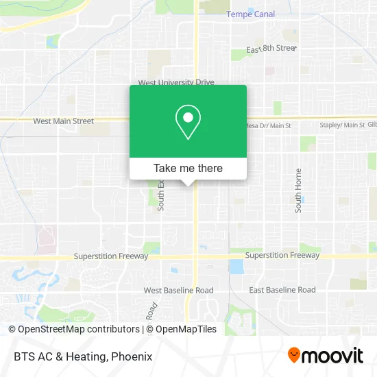 BTS AC & Heating map