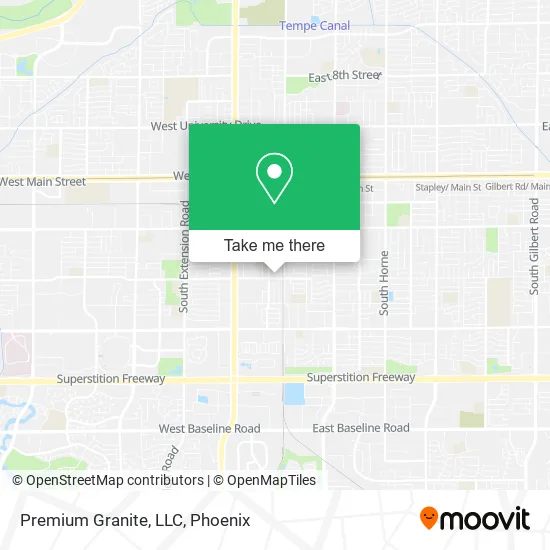 Premium Granite, LLC map