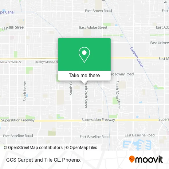 GCS Carpet and Tile CL map