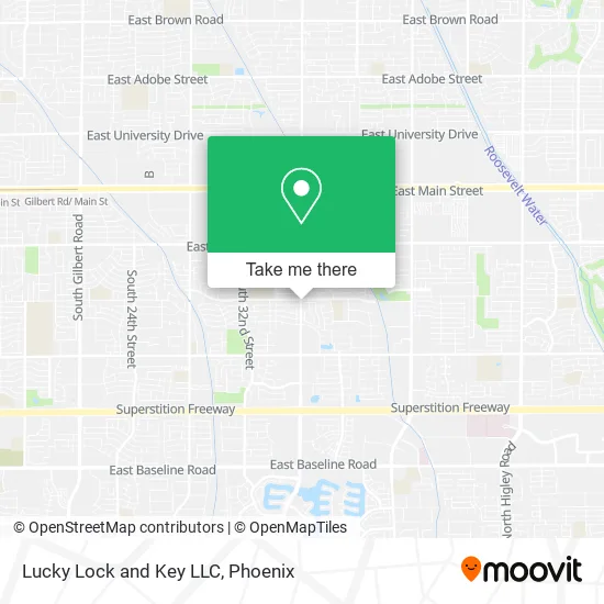Lucky Lock and Key LLC map