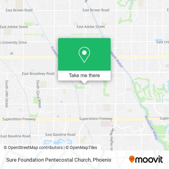 Mapa de Sure Foundation Pentecostal Church