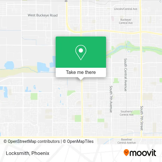Locksmith map