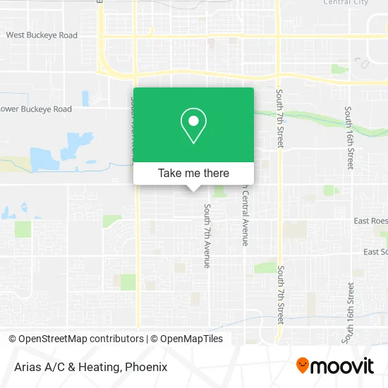 Arias A/C & Heating map