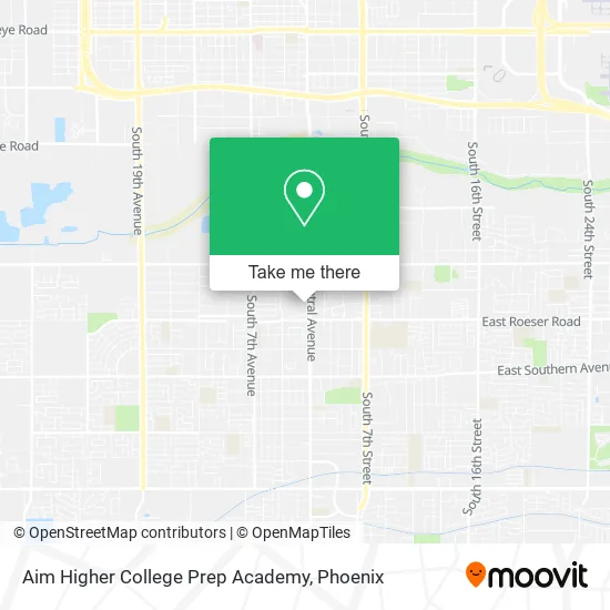 Aim Higher College Prep Academy map