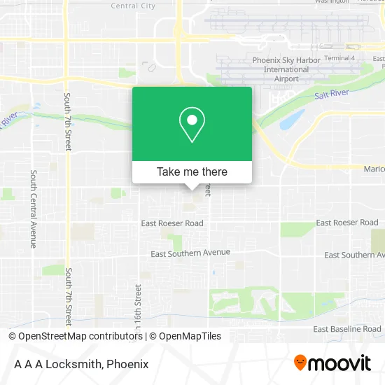 A A A Locksmith map