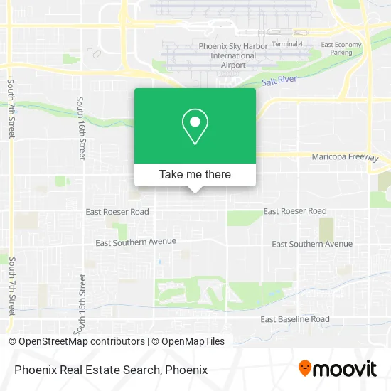 Mapa de Phoenix Real Estate Search