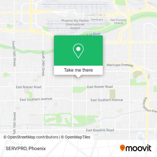 SERVPRO map