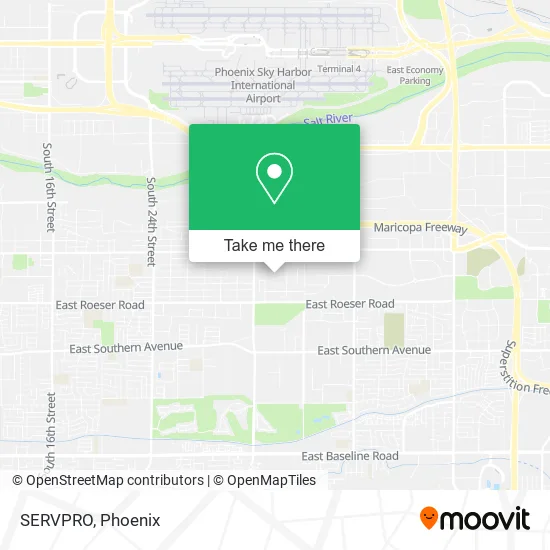 SERVPRO map