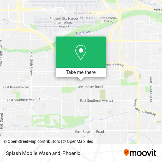 Splash Mobile Wash and map