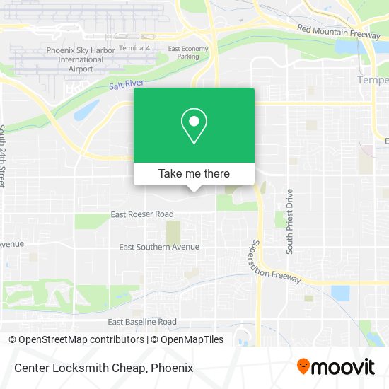 Center Locksmith Cheap map