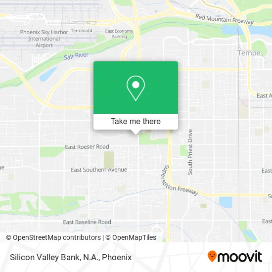 Silicon Valley Bank, N.A. map