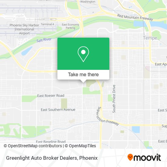 Greenlight Auto Broker Dealers map