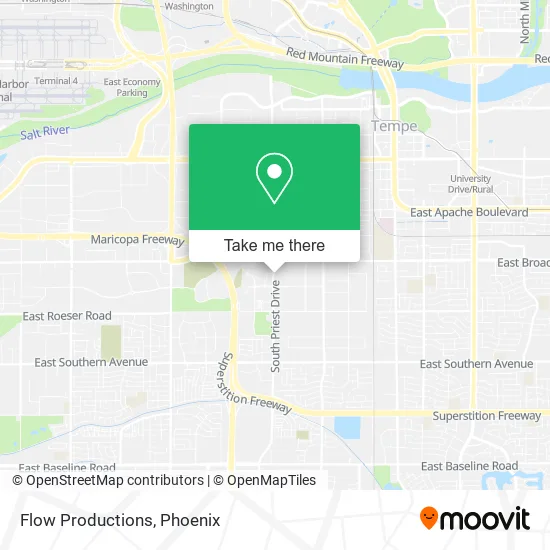 Flow Productions map
