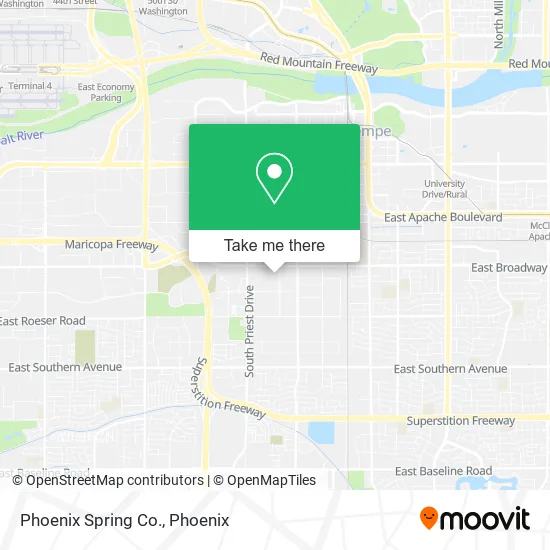 Phoenix Spring Co. map