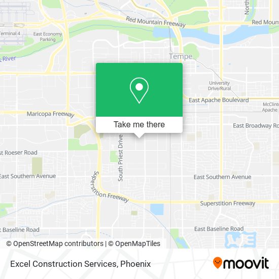Excel Construction Services map