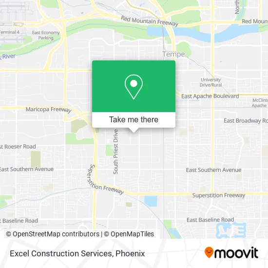 Excel Construction Services map