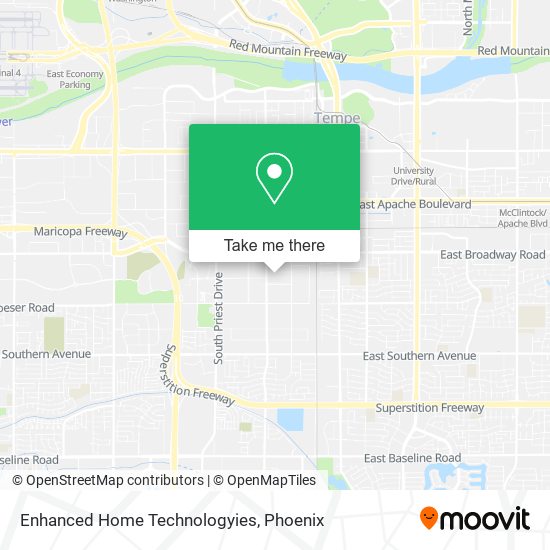 Enhanced Home Technologyies map