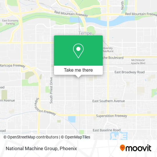 National Machine Group map