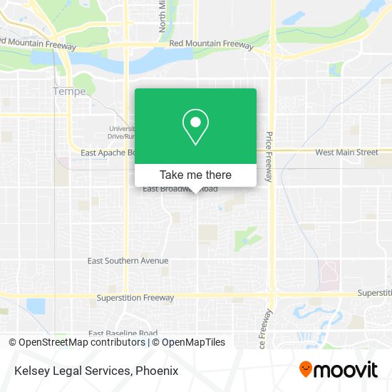 Kelsey Legal Services map