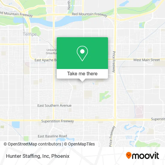 Mapa de Hunter Staffing, Inc