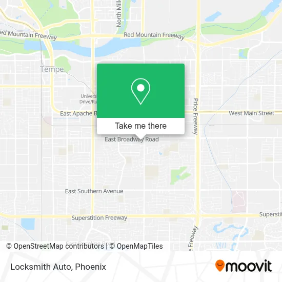 Locksmith Auto map