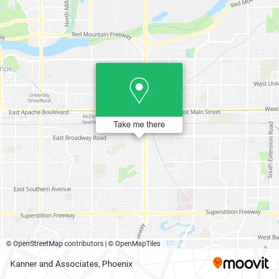 Kanner and Associates map