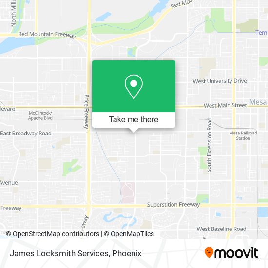 James Locksmith Services map