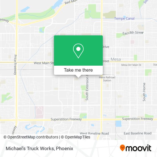 Michael's Truck Works map