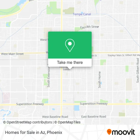 Homes for Sale in Az map