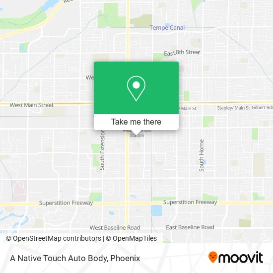 A Native Touch Auto Body map